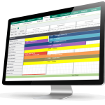 maintenance manager small works software on monitor