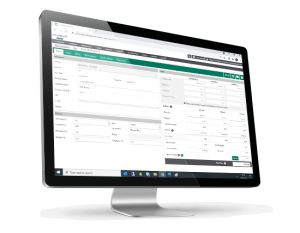 construct for sage accounting software on monitor