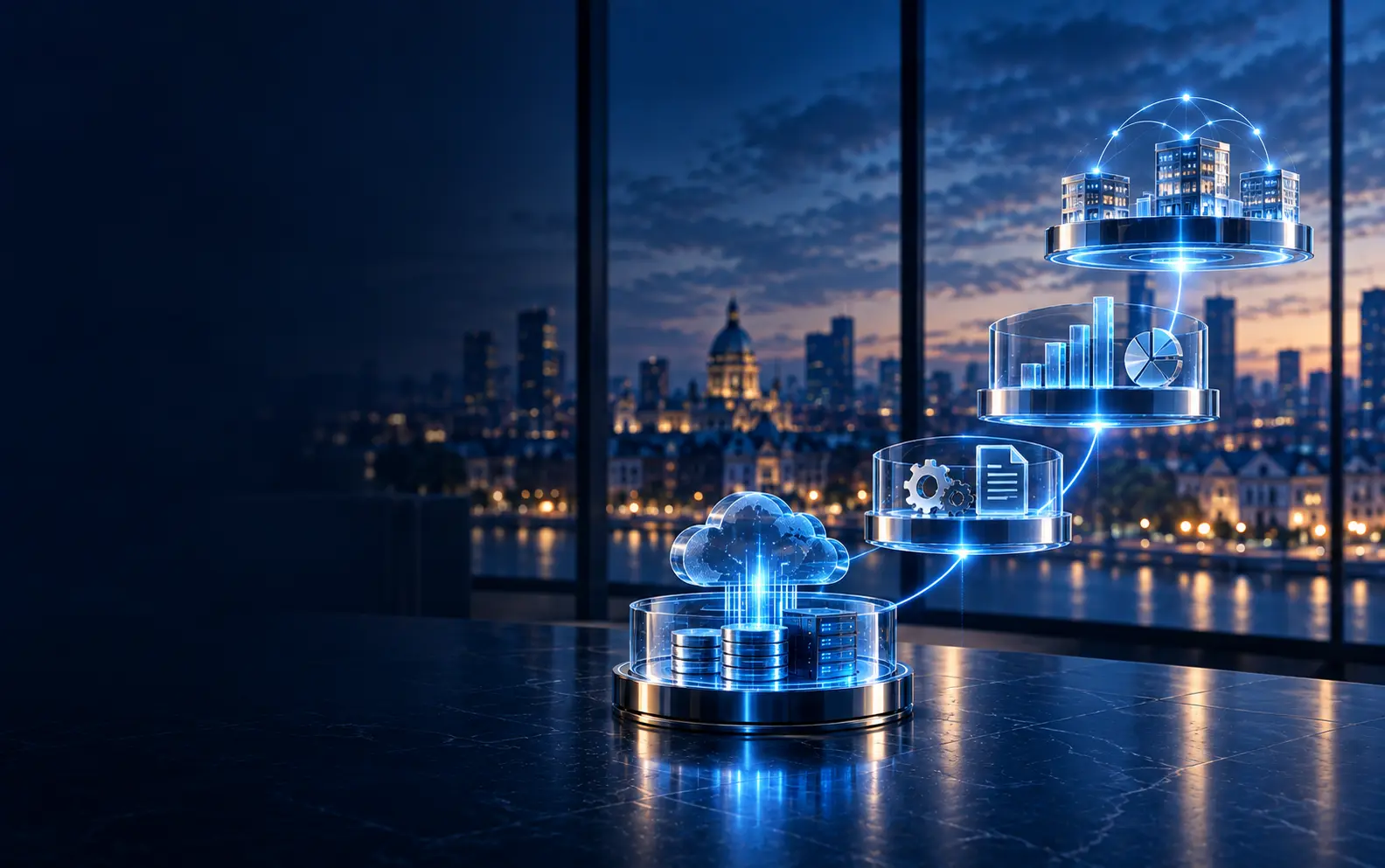 Scalable Business Central finance platform connecting process, data and growth.