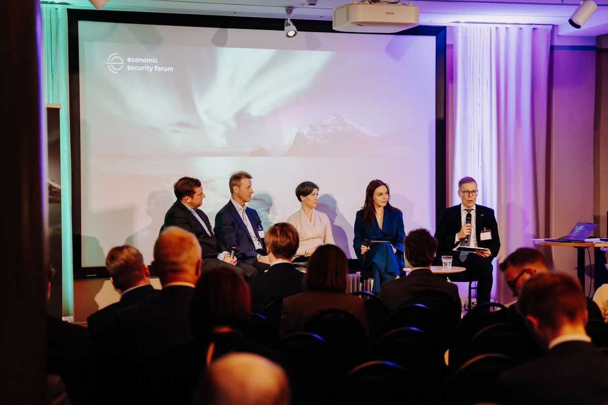 Panel discussion at the NESPO launch forum in Helsinki, 4 November 2025
