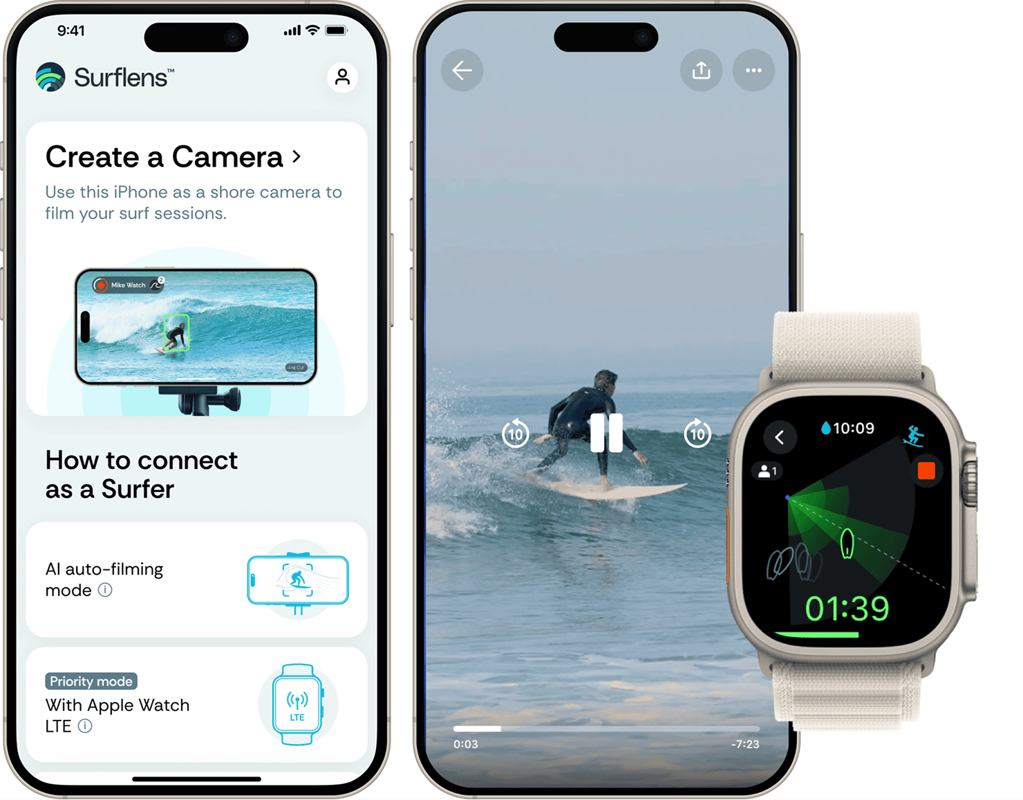 Surflens app interface