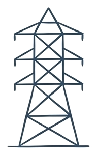 Utility transmission tower