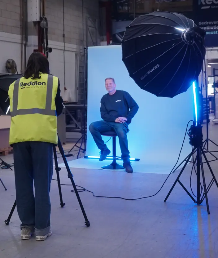 Fotoshoot van Pro Contact bij Reddion