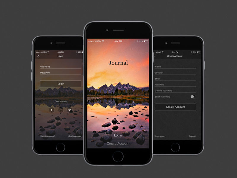 Journal / Screens