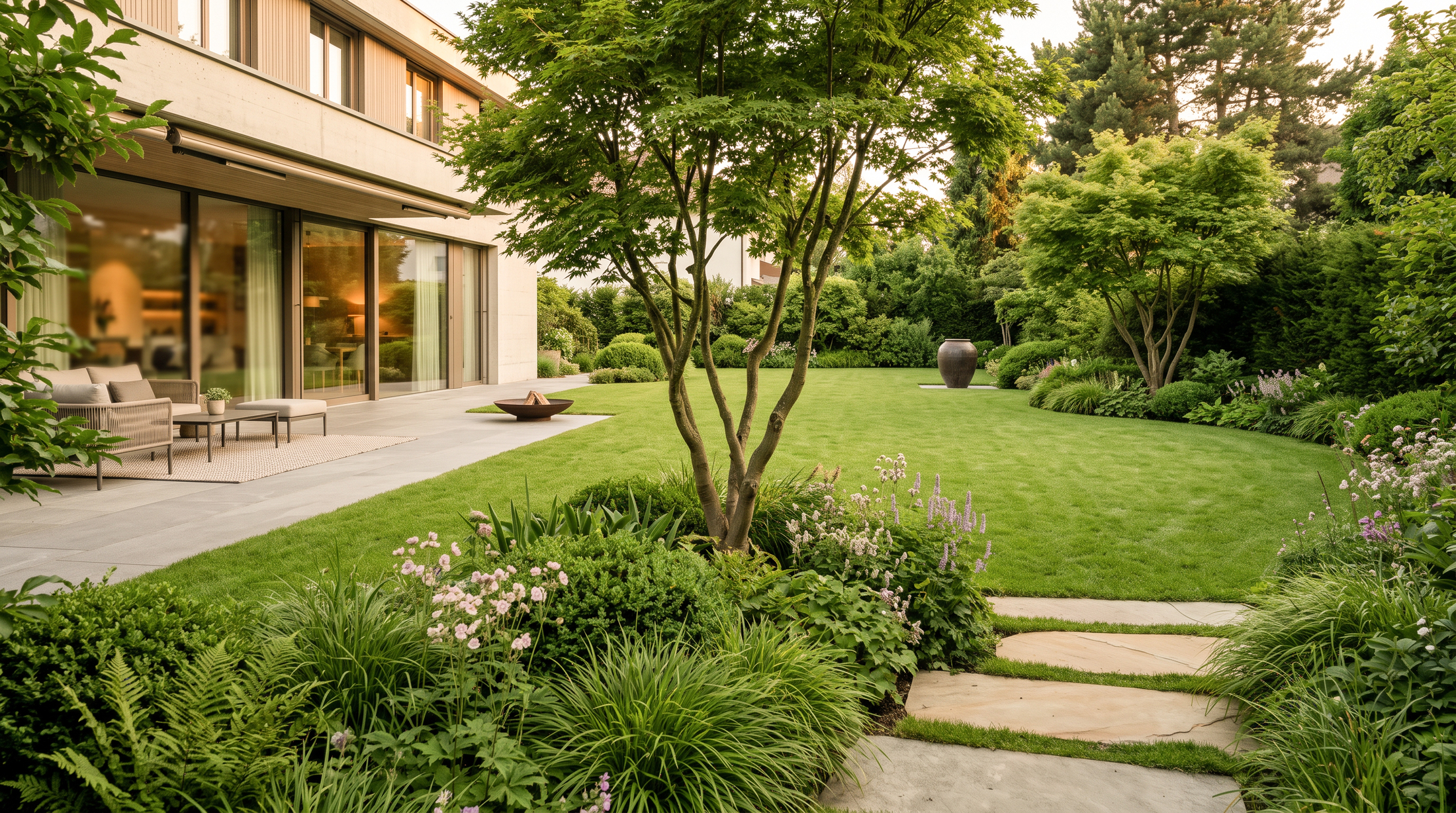 Digitales Gartenkonzept 