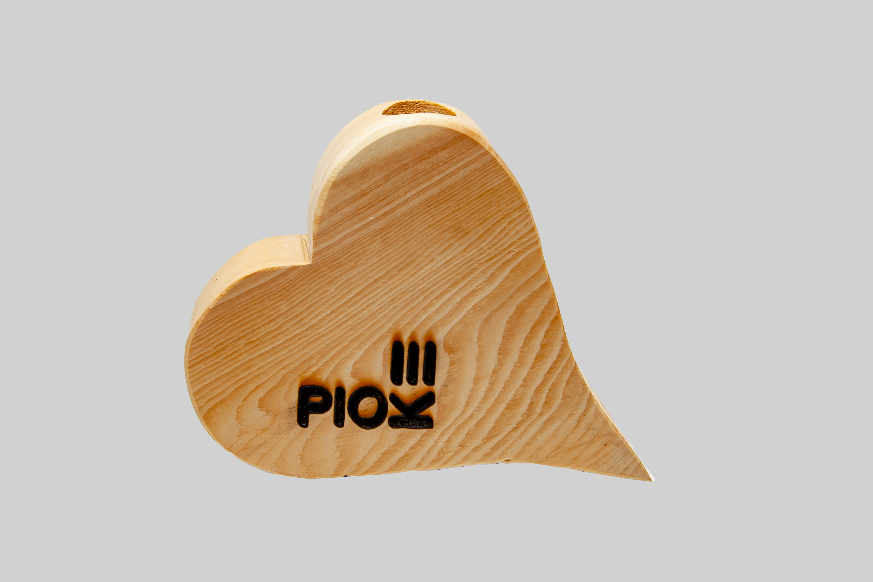Holzherz aus Zirbenholz 