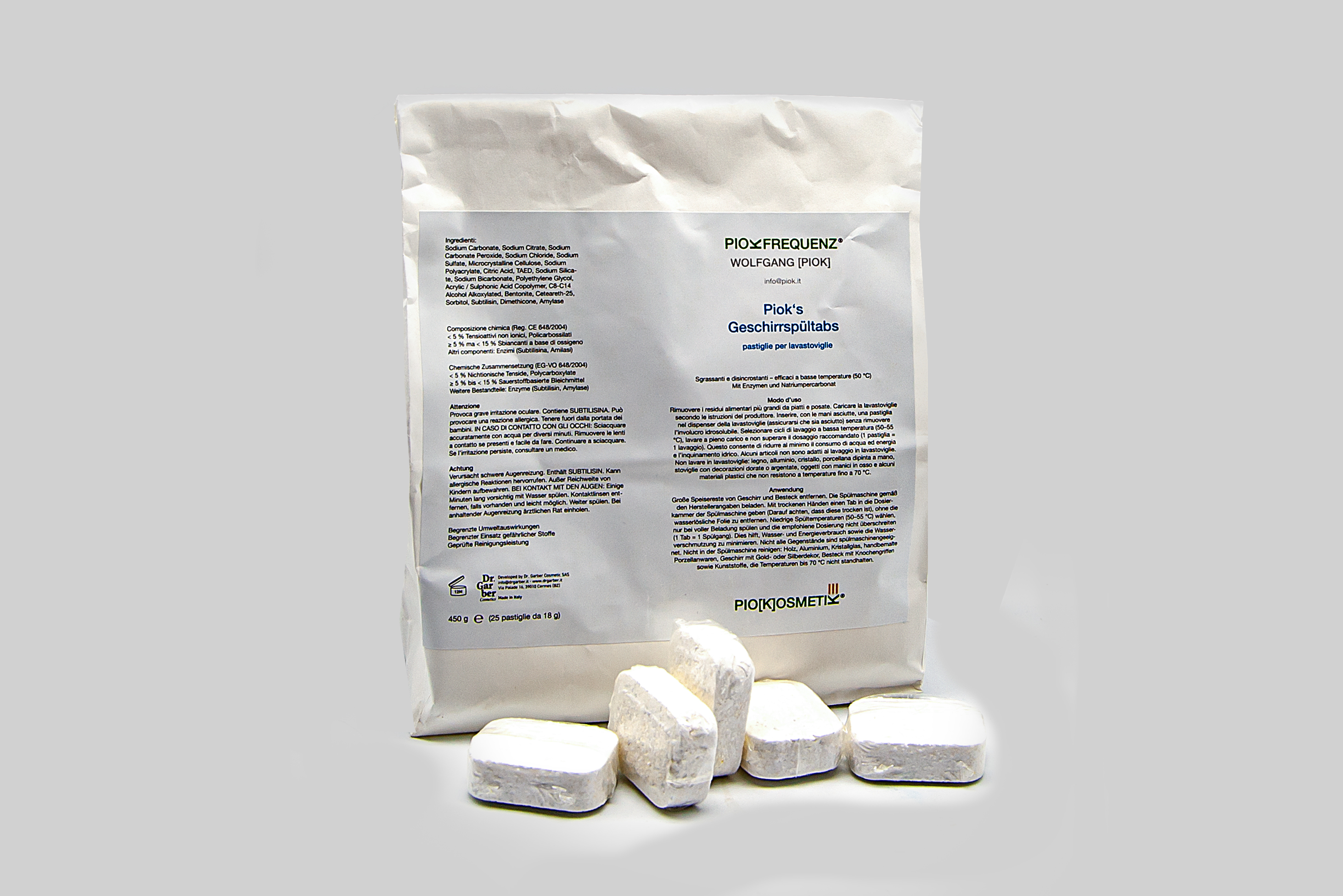 Geschirrpülmaschinentabs 25 Stück