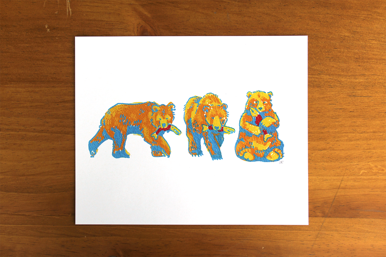 J. Reitan Designs Three Bears Print