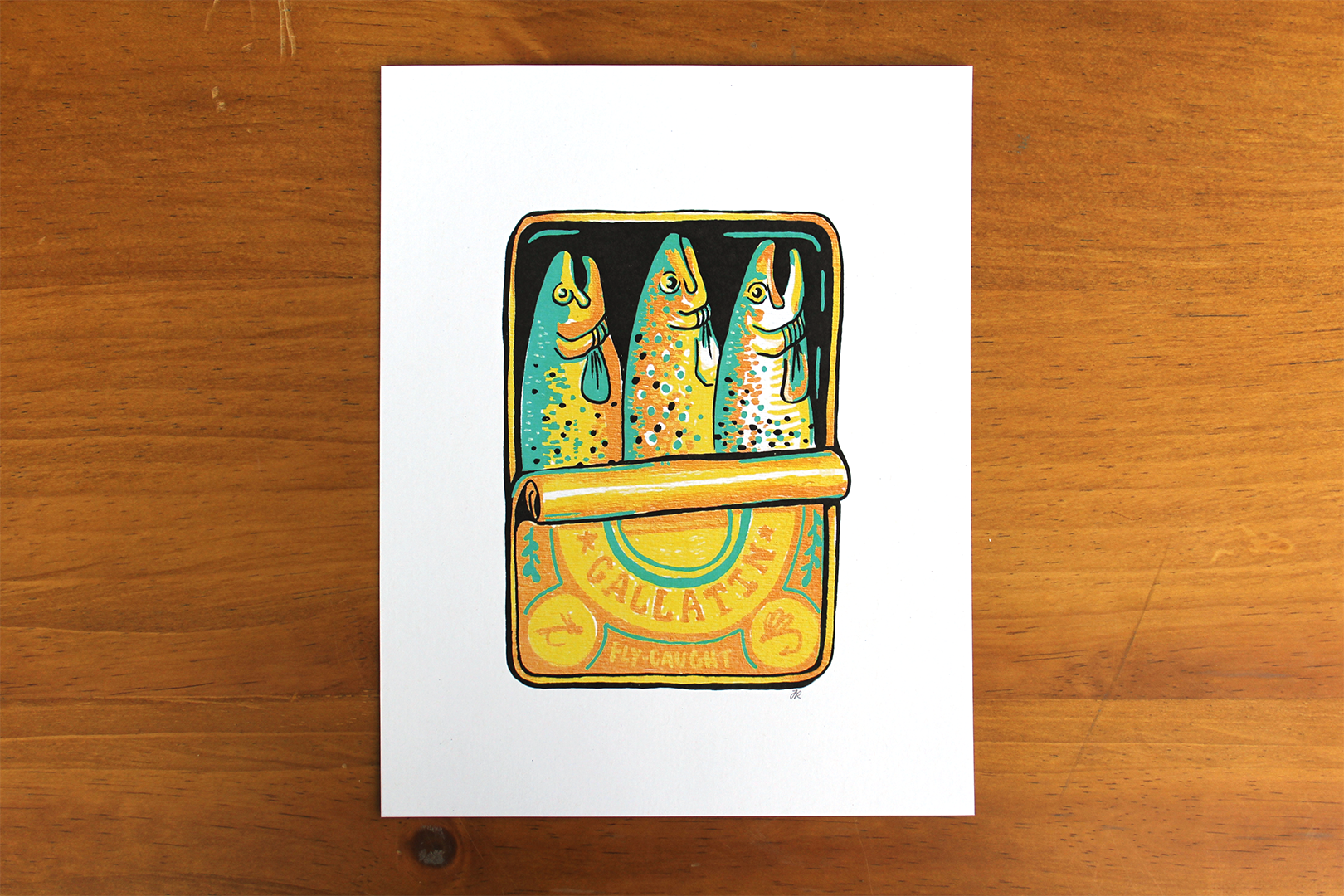 J. Reitan Designs Gallatin River Sardines Print