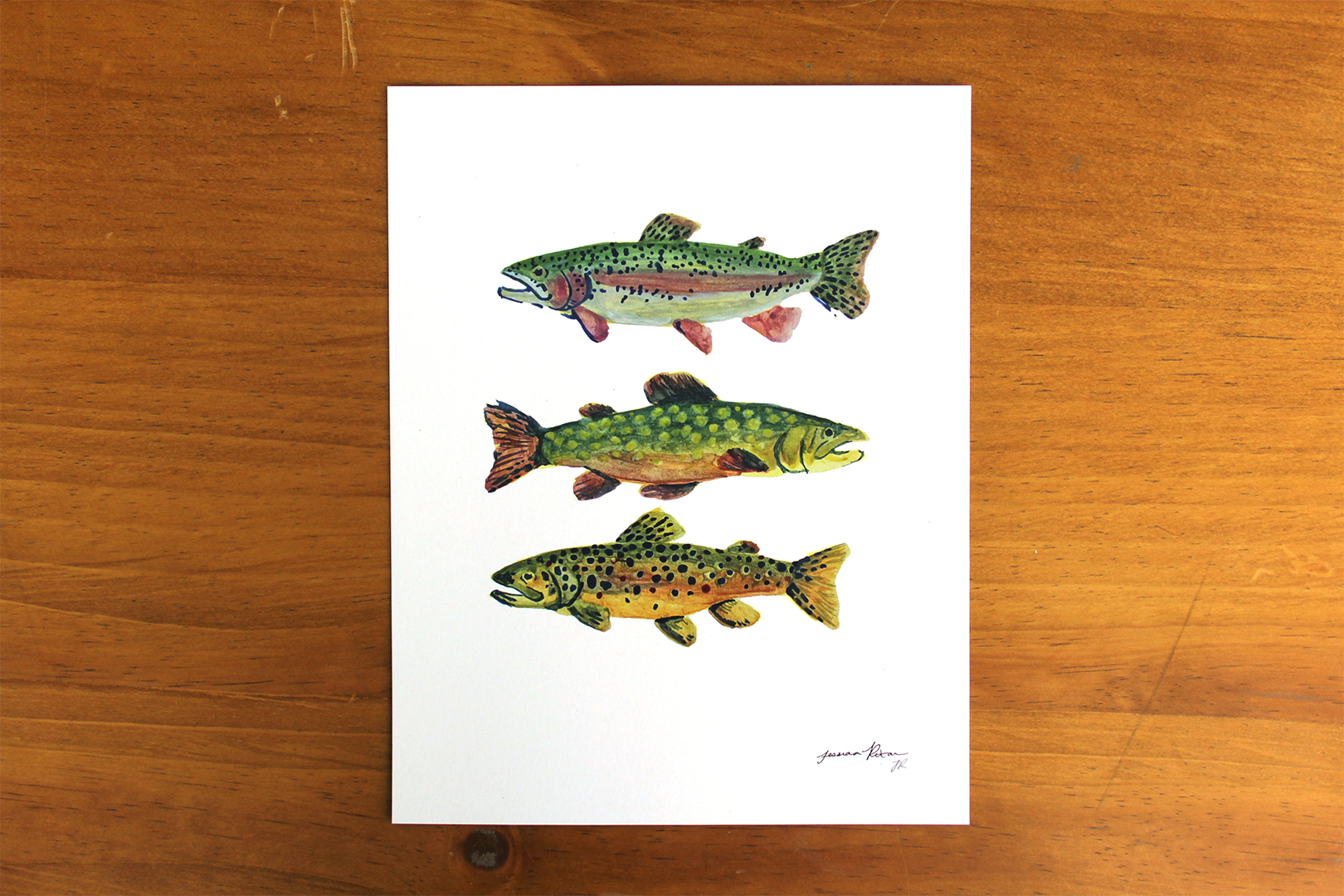 J. Reitan Designs Two to the Left, One to the Right Print
