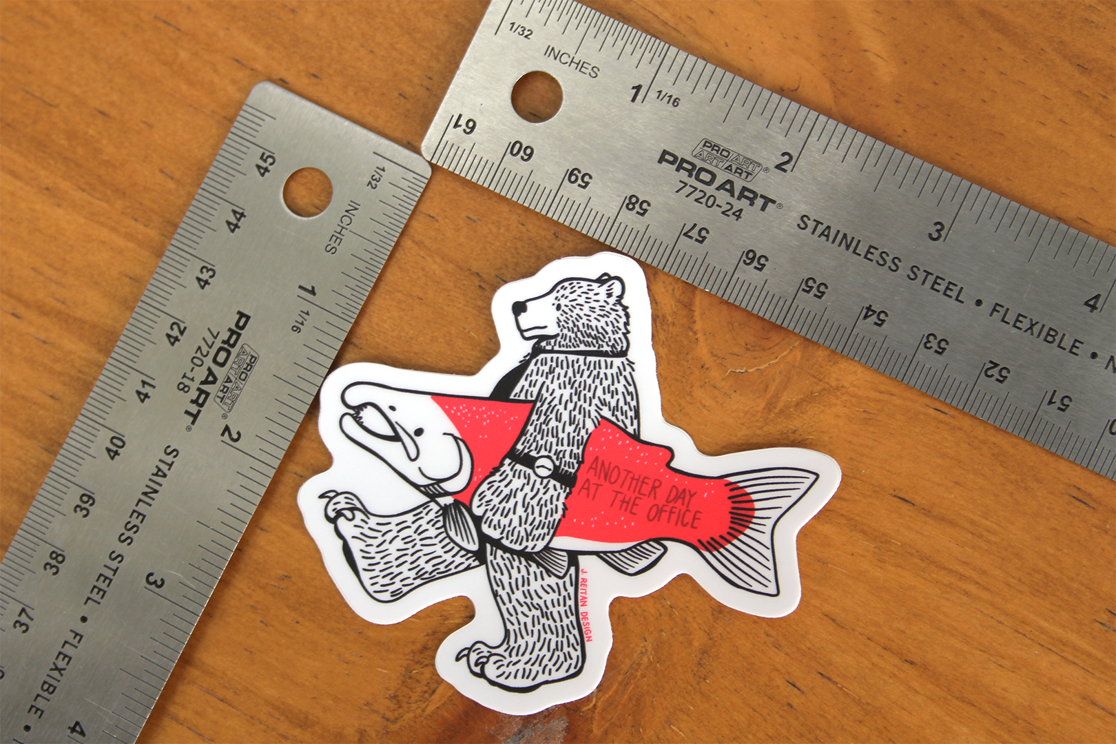 J. Reitan Designs Another Day at the Office Sticker