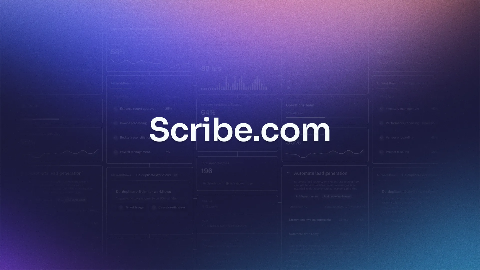 Scribe case study cover