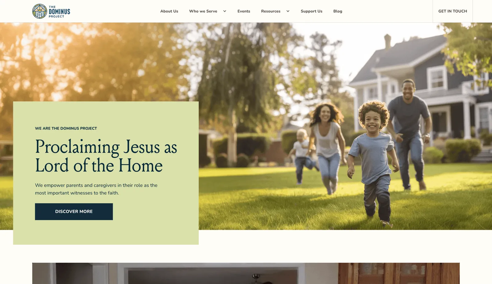 The Dominus Project website designed by Fri3nds