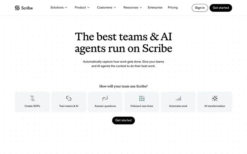 Homepage of Scribe, a Fri3nds client