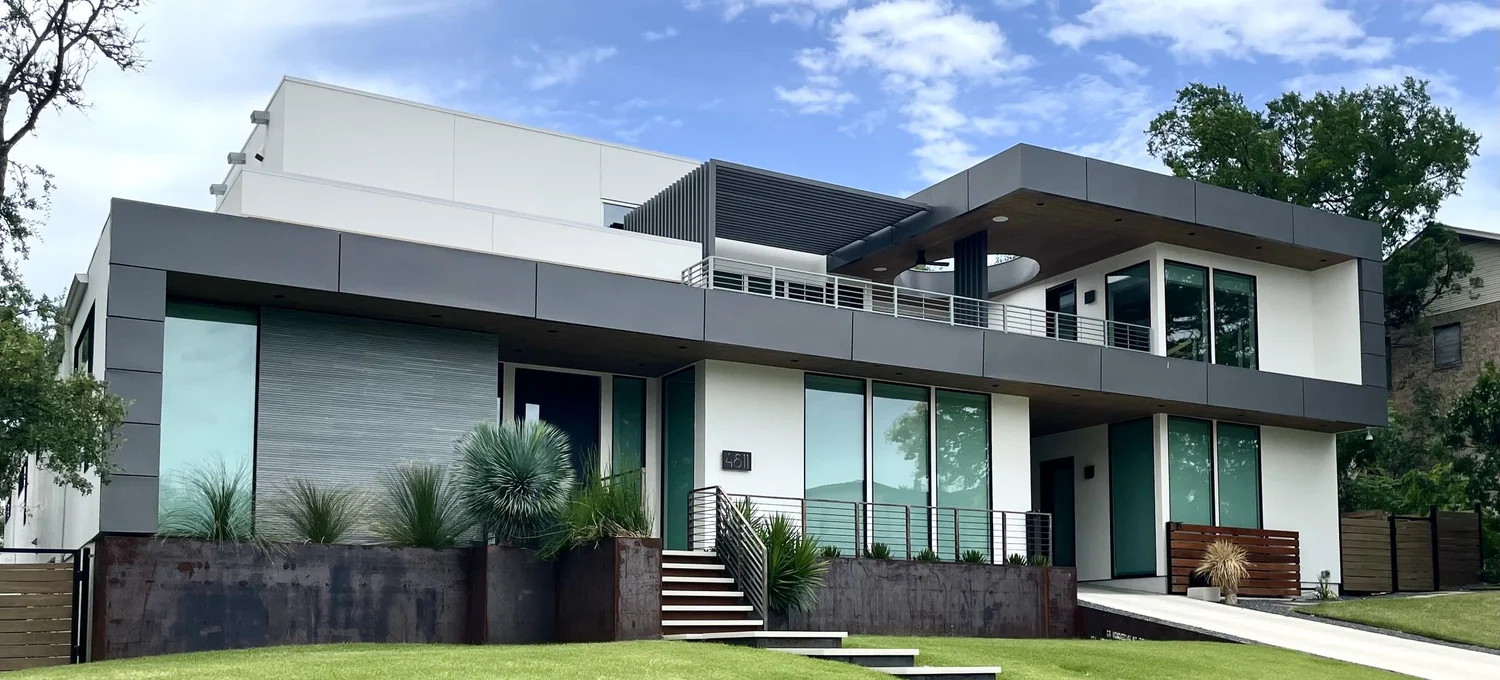 Timberline A finished home exterior by SMART Interiors & Concrete