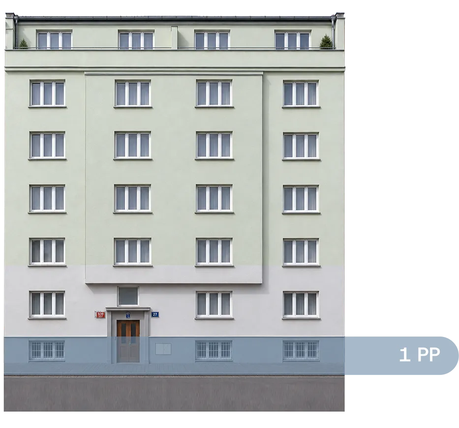 Přípotoční 27 – 1. PP