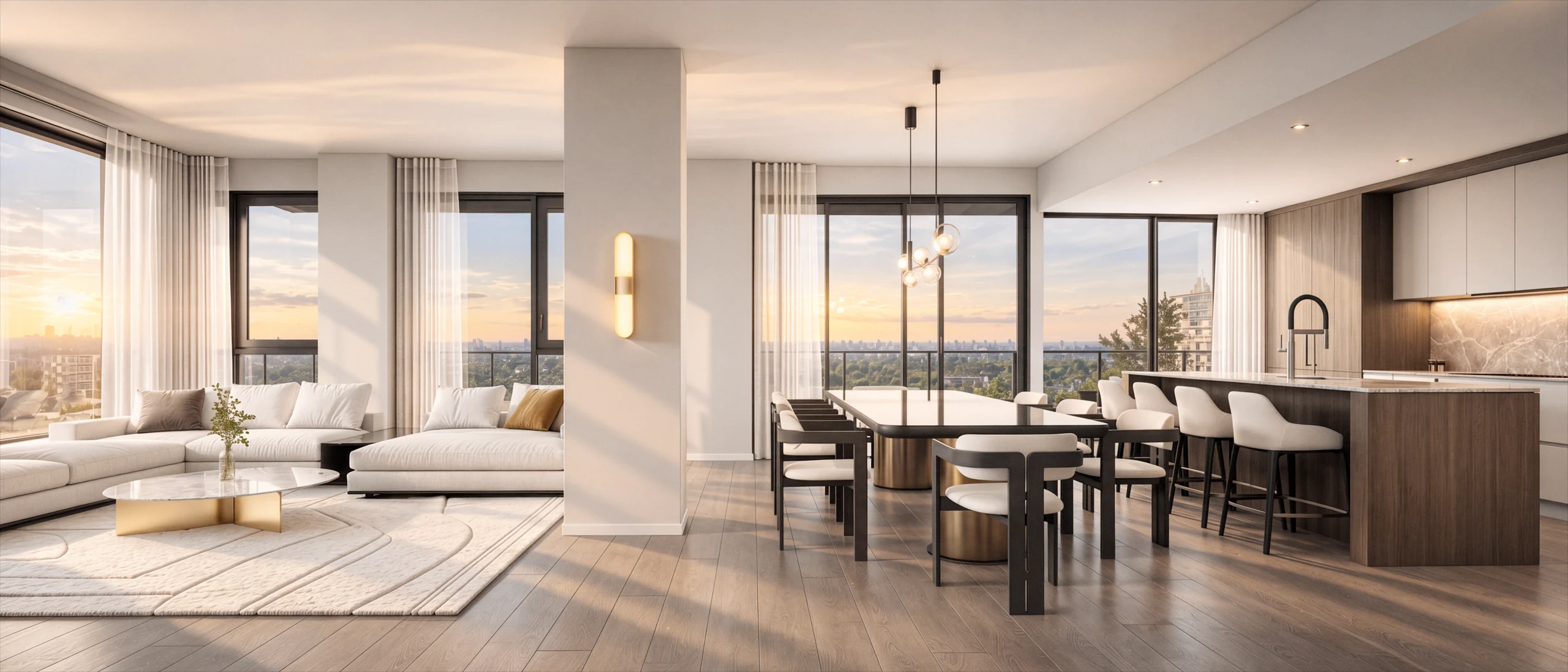 Intérieur d’un condominium Willow