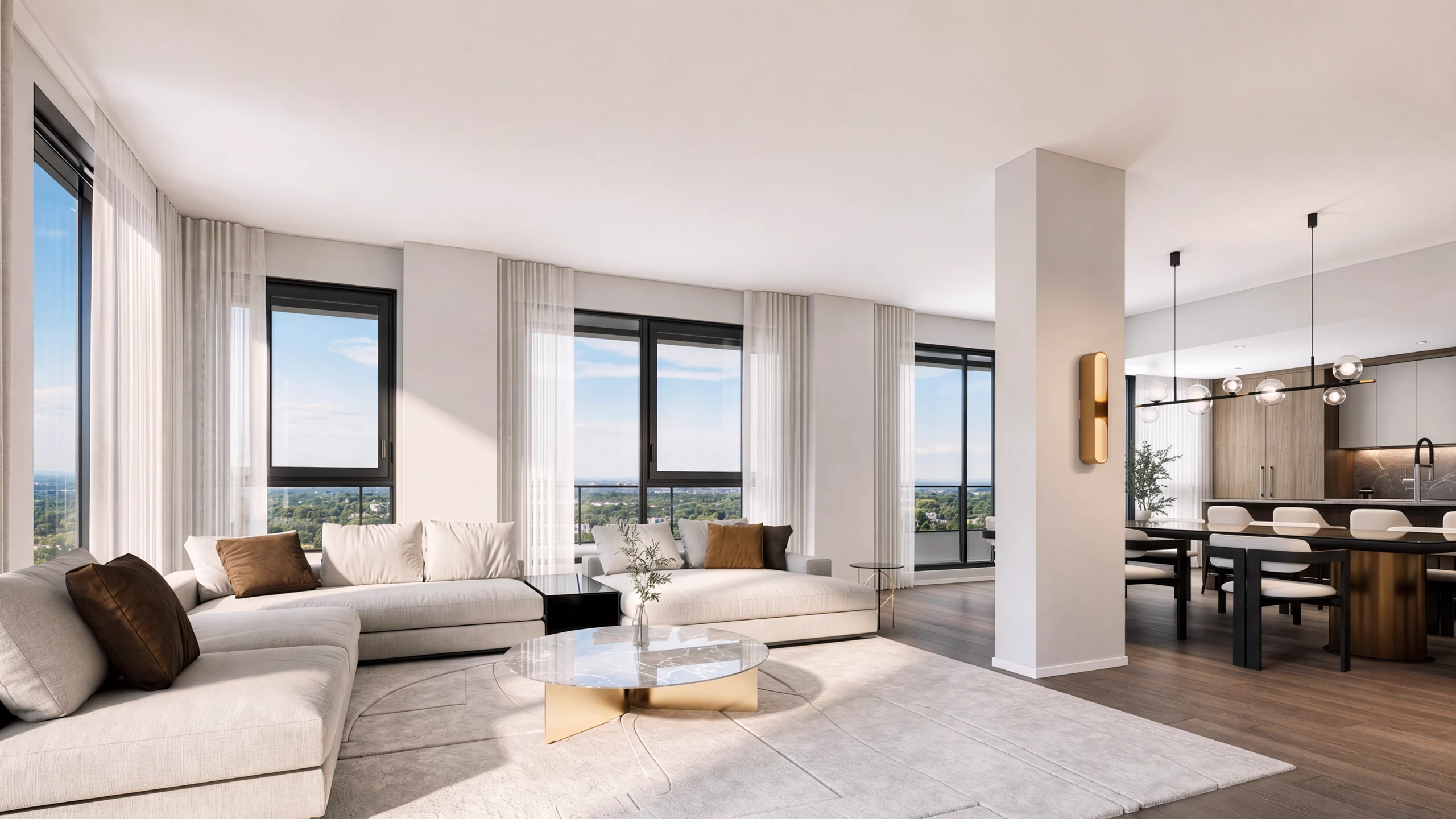 Intérieur d’un condominium Willow