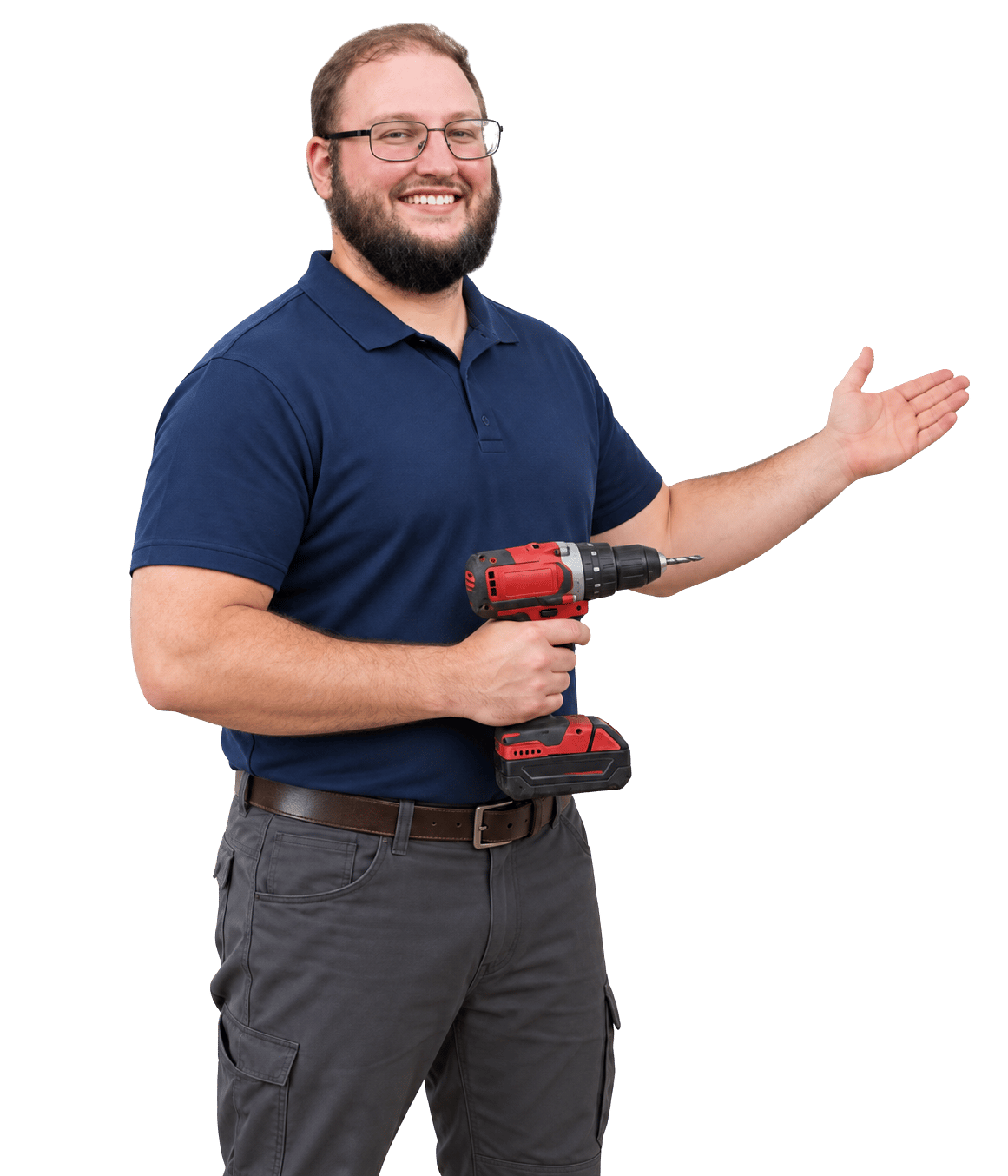 TechSmart Handyman owner Caleb at work in the Treasure Valley.