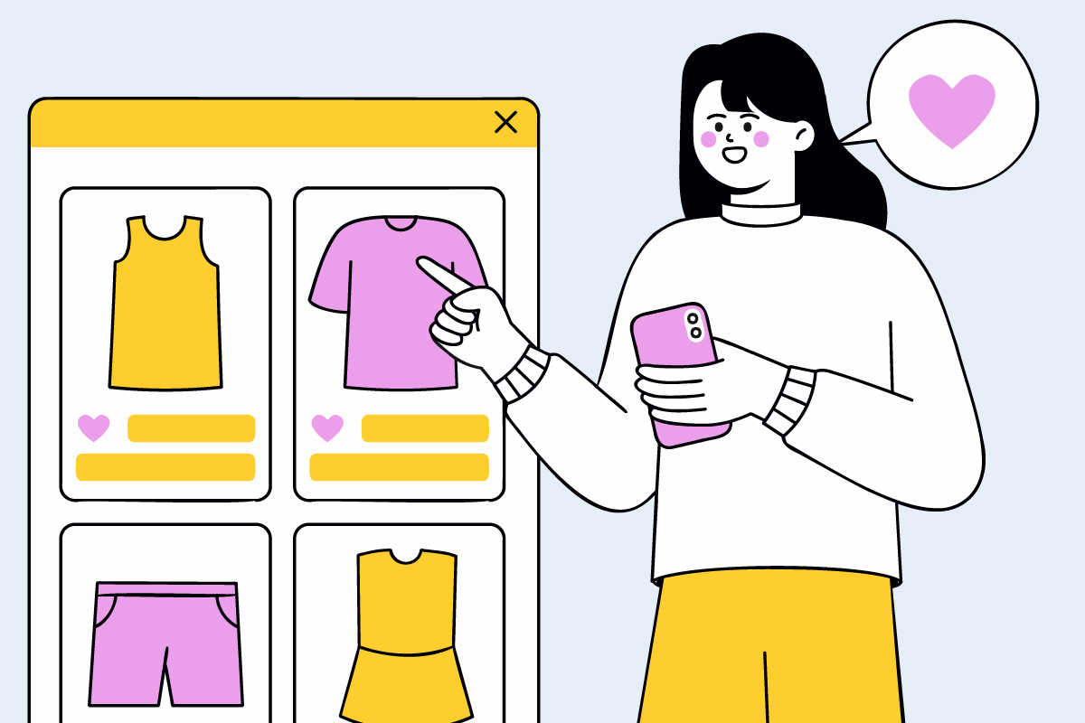 Capital Plot illustration of a shopping inbox
