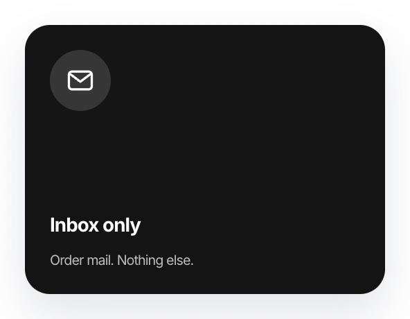 Inbox only