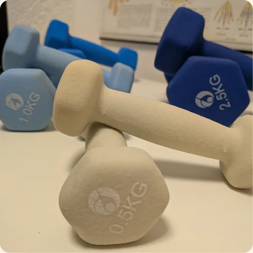 Kleine Hanteln für das Krafttraining