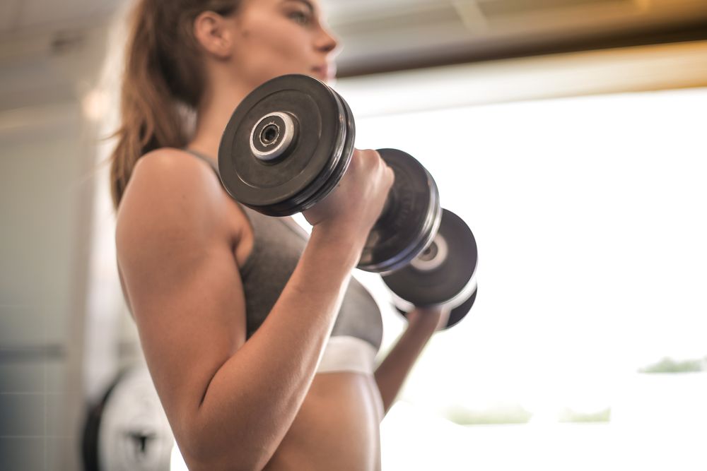 Sesión de entrenamiento desde casa