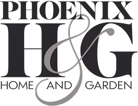 Logo with large letters 'H & G' in serif font with the words 'Home, Health, Garden' in smaller text beneath.