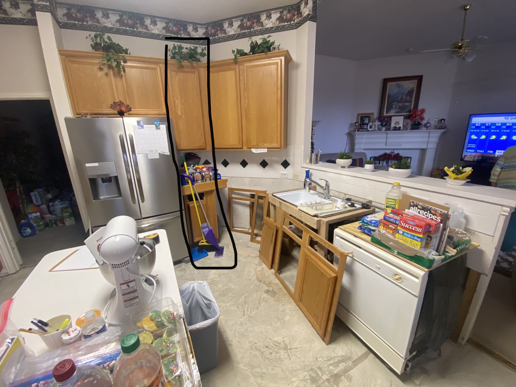 Before remodeling photo