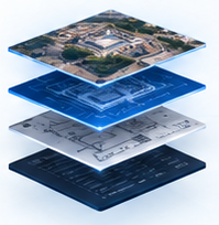 Connected asset, spatial, engineering and operational information layers