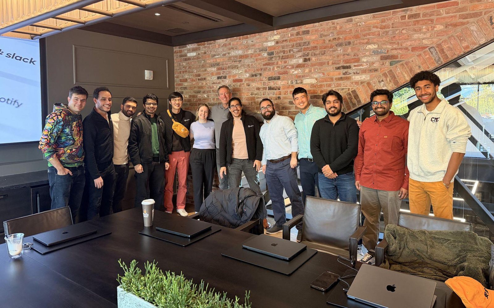 The AegisAI team together in the office