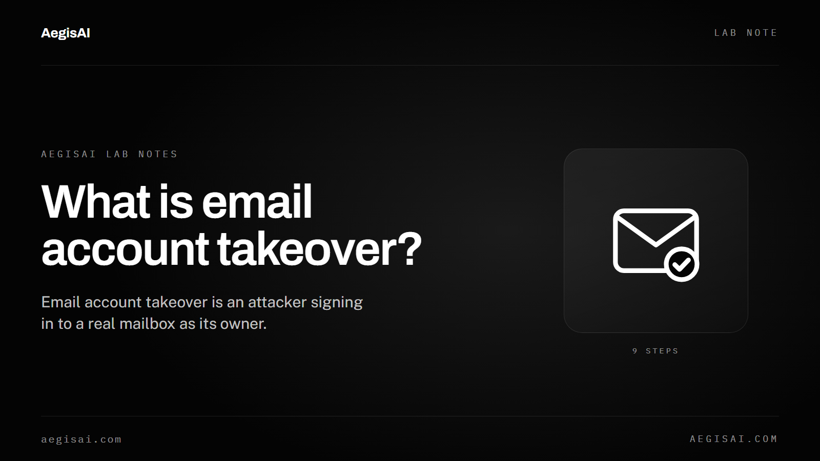 What is account takeover in email security and how does it work?