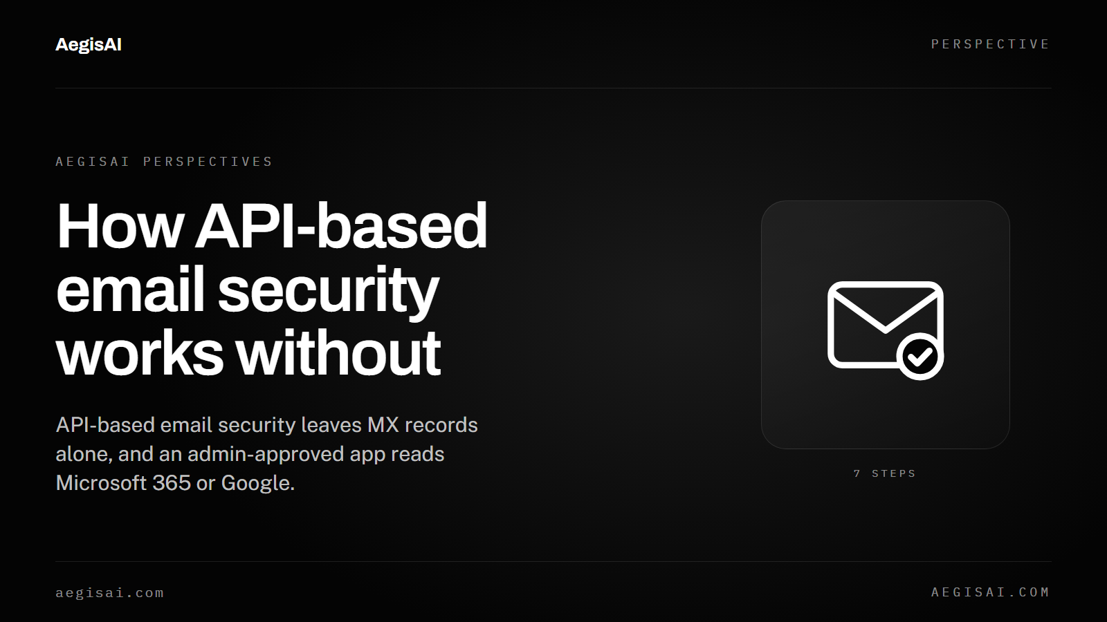 How API-based email security works without an MX record change, and what to check before you buy