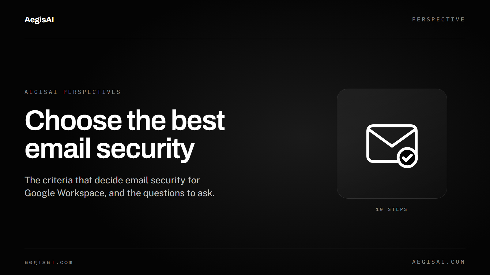 How to choose the best email security for Google Workspace