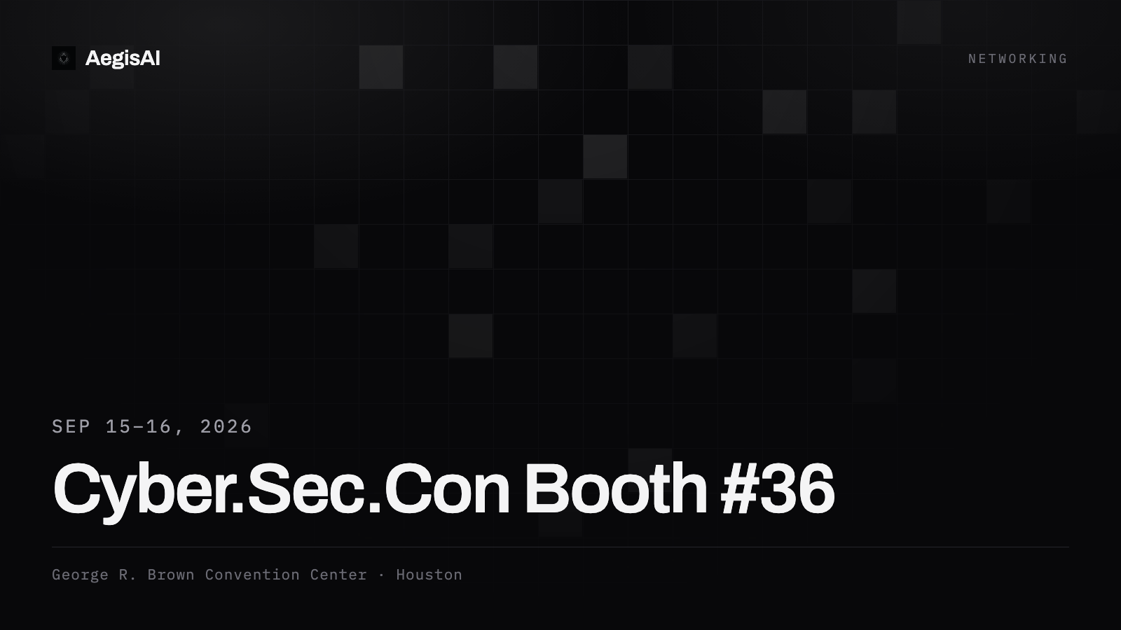 Cyber.Sec.Con Innovator Booth #36