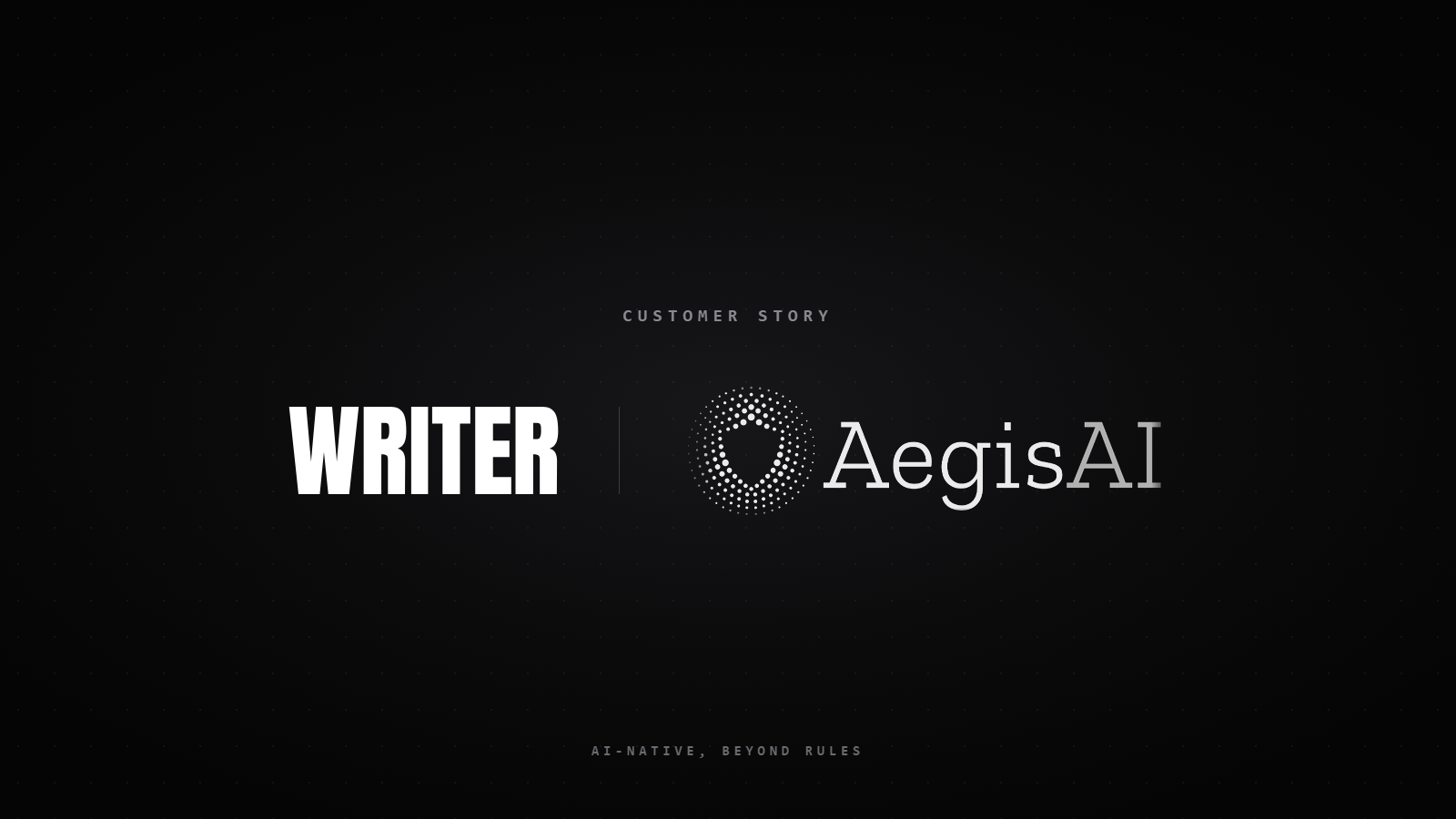 Writer and AegisAI customer story