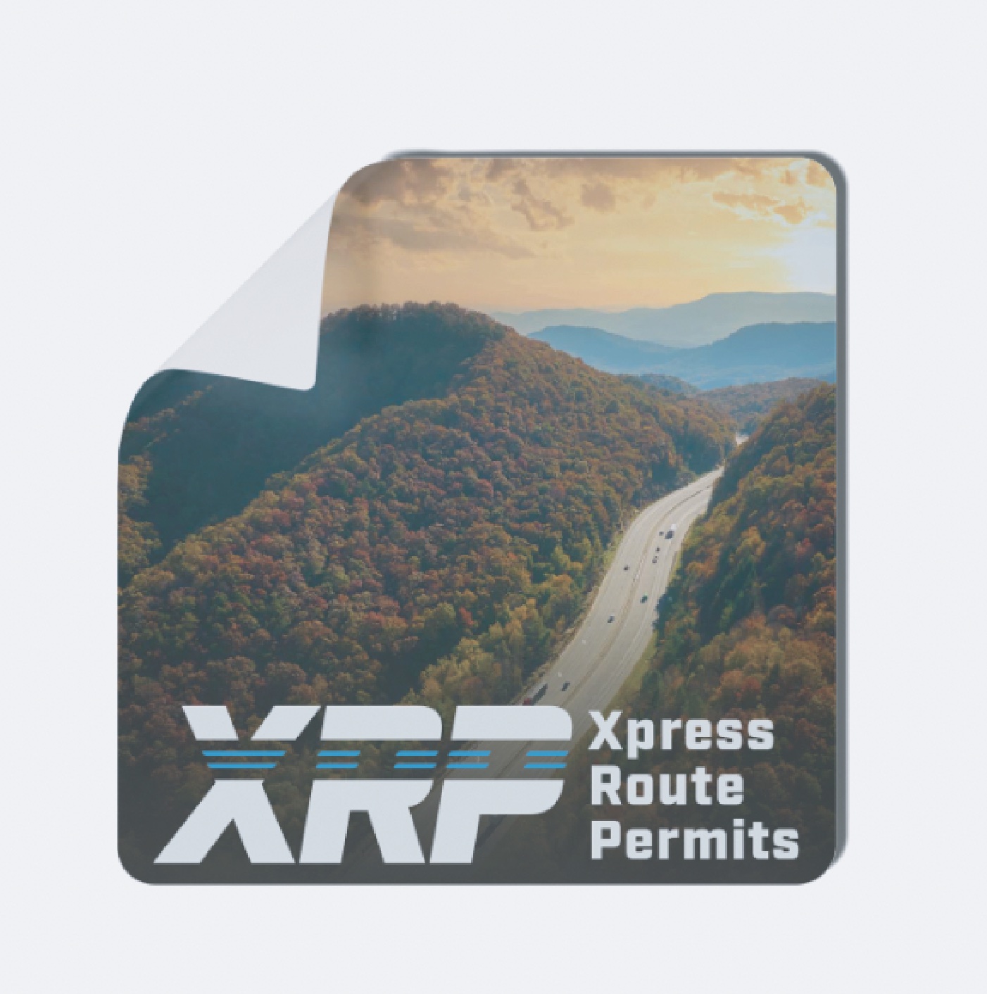 XRP Sunset Sticker