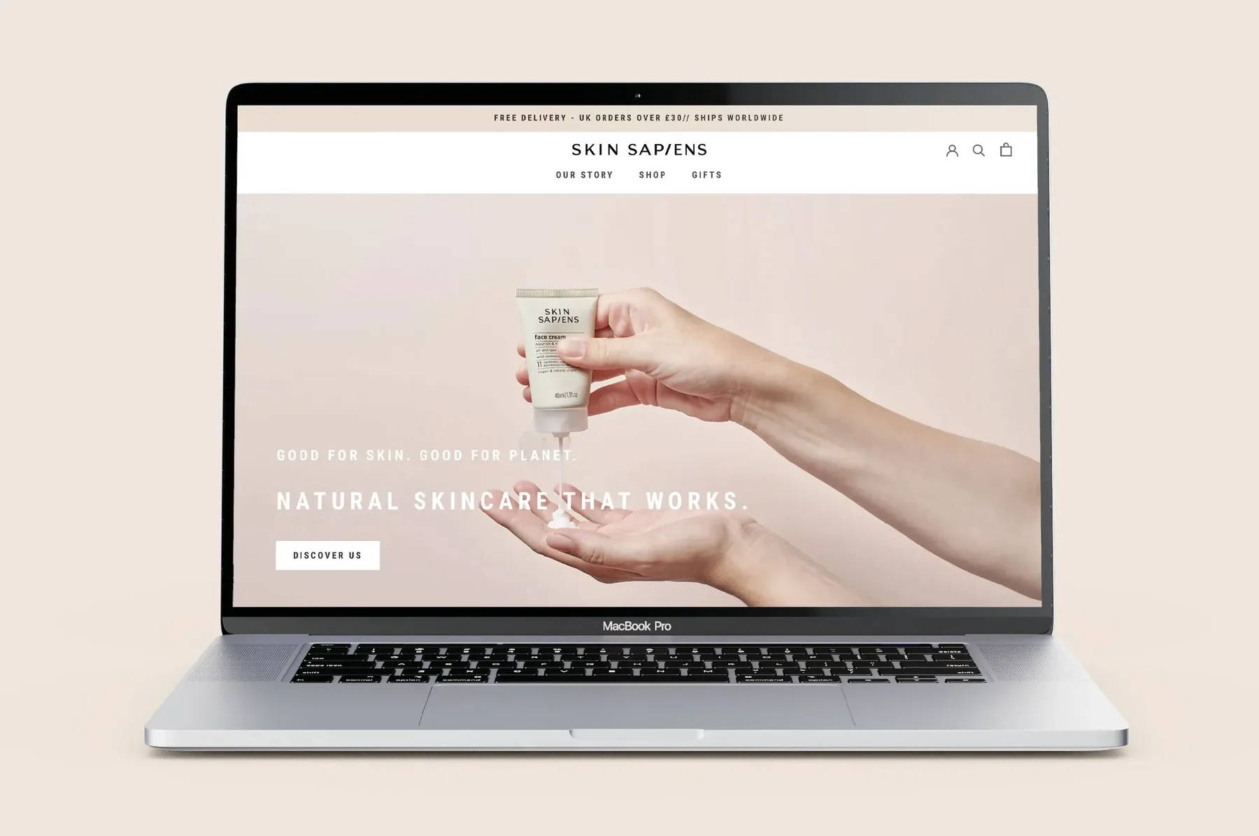 Website and social