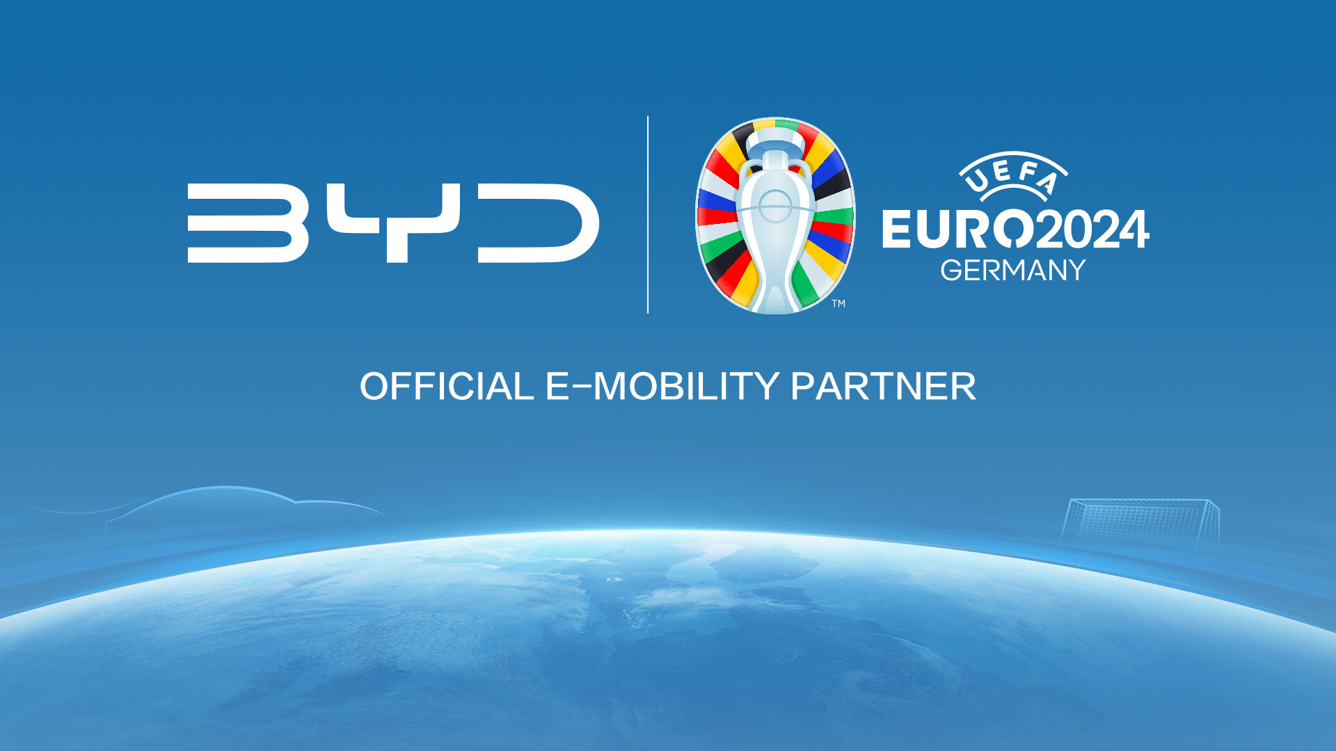 BYD, the world’s leading manufacturer of new energy vehicles (NEV) becomes an Official Partner and the Official E-Mobility Partner of UEFA EURO 2024™