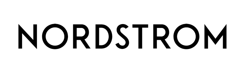 Nordstrom brand logo in black uppercase letters on a transparent background.