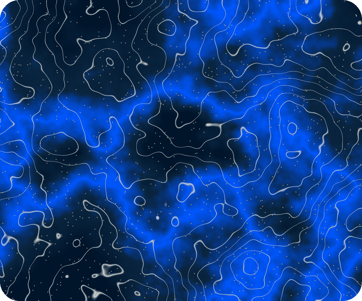Abstract contour field, decorative