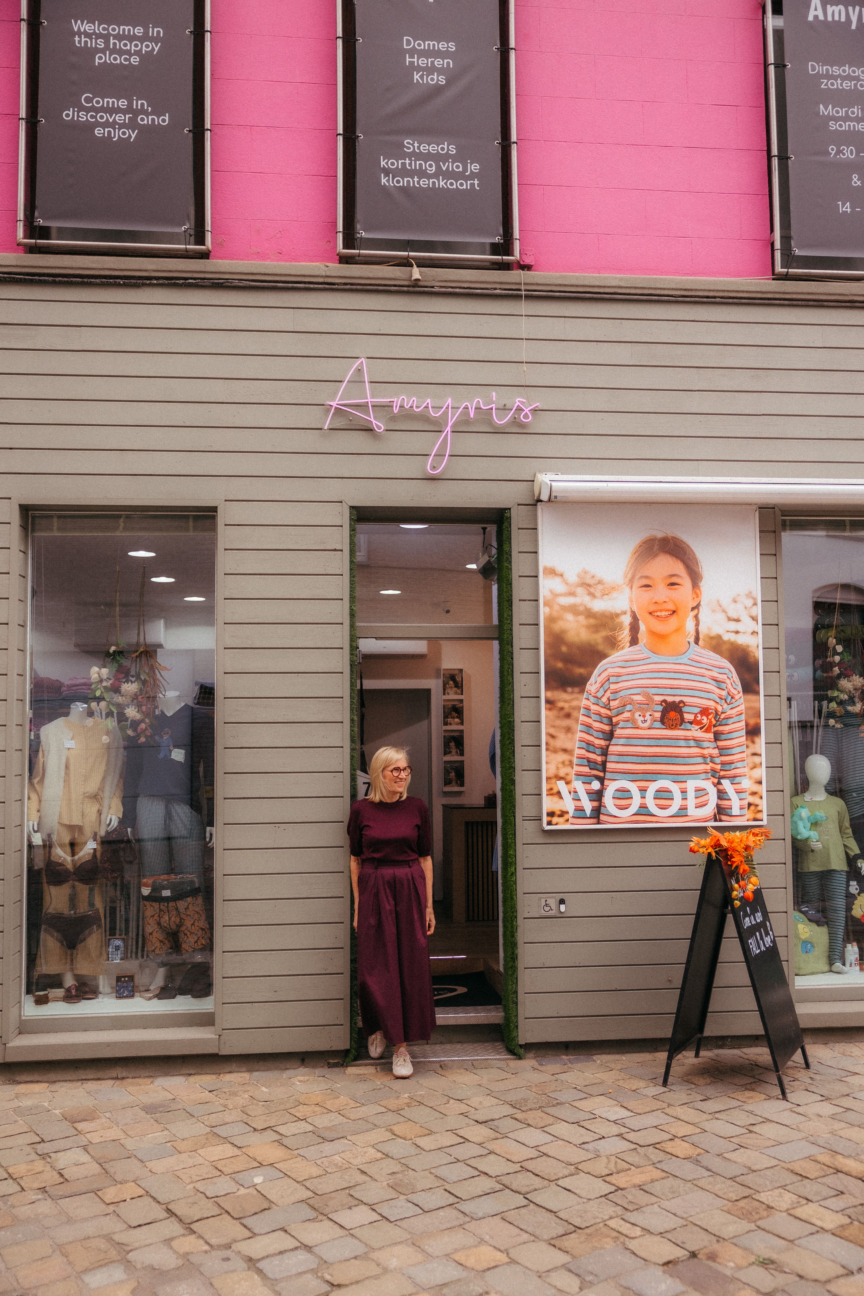 De winkel van Amyris in Ronse