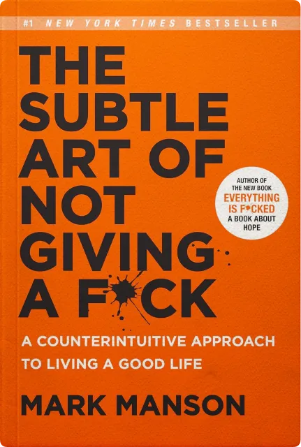 The Subtle Art of Not Giving a F*ck book cover
