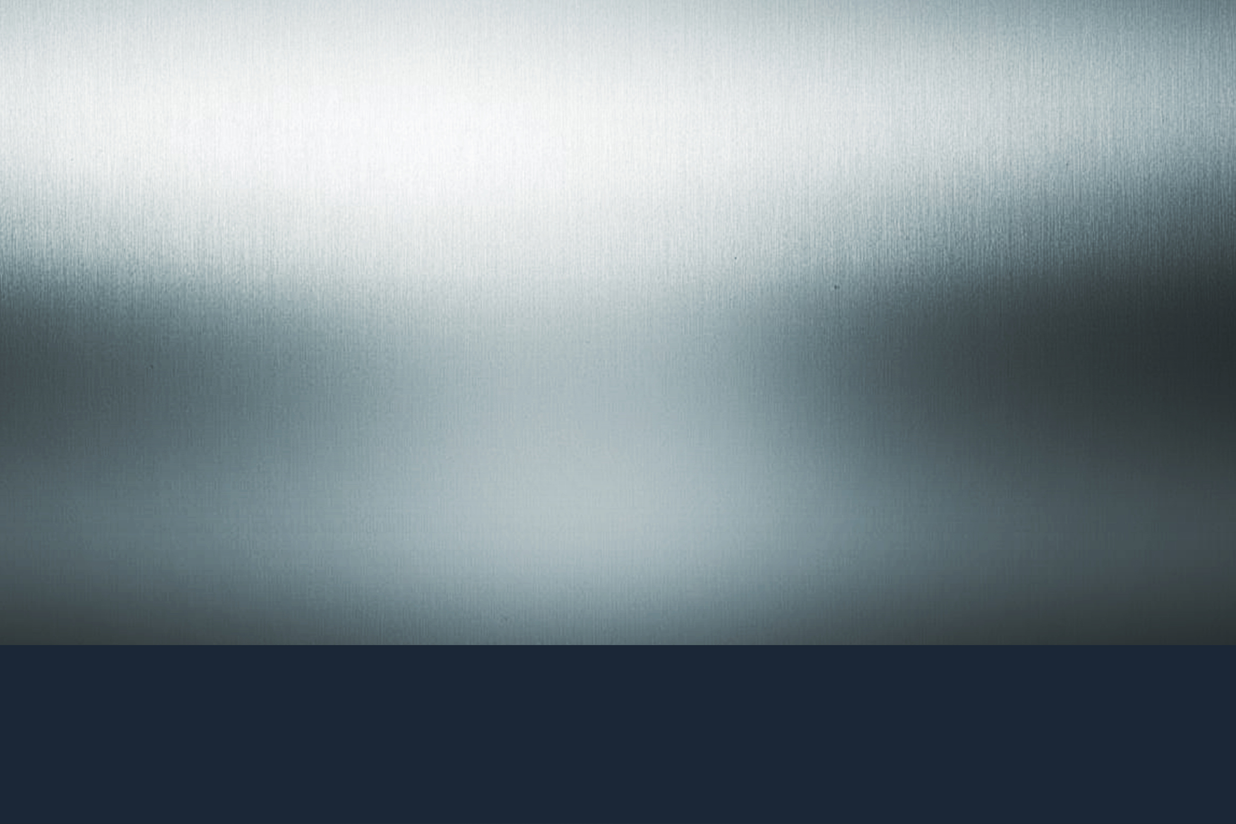 Polished metal surface of vault equipment.