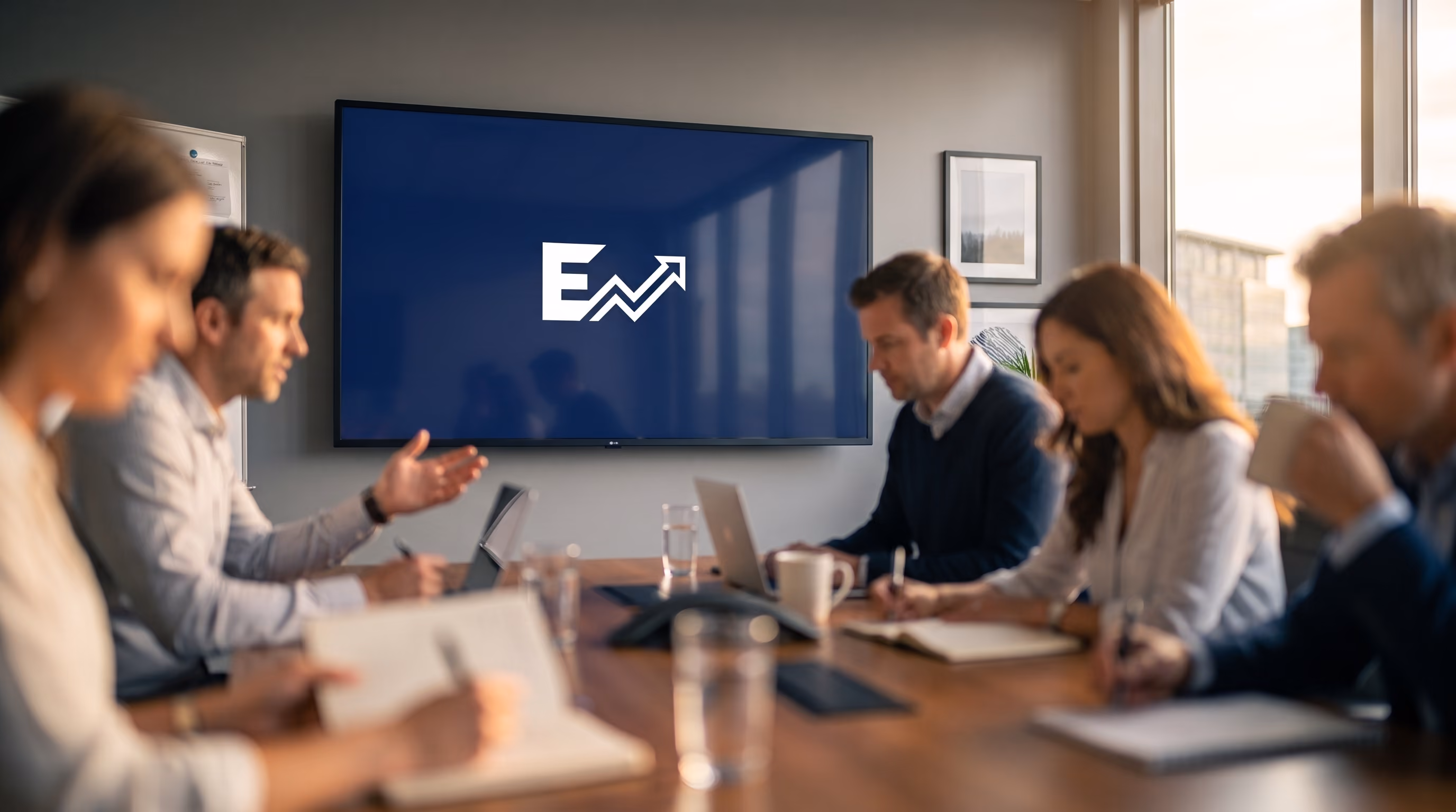 Team meeting around a boardroom table