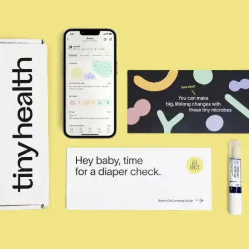 Baby Gut Health Test Product Flat Lay Image