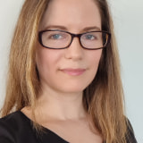 image of a woman with glasses