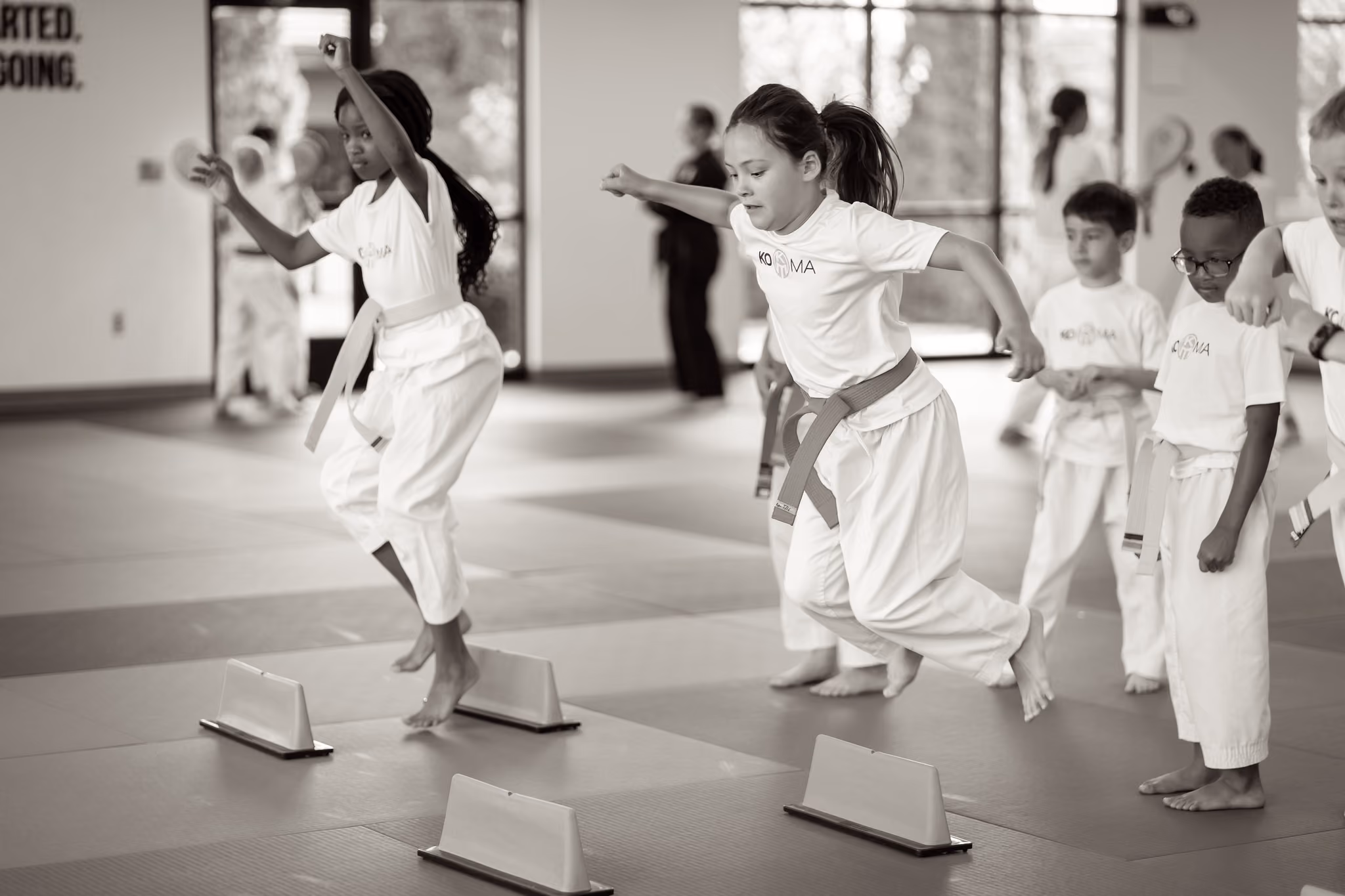 A martial arts class in session at Ko Martial Arts
