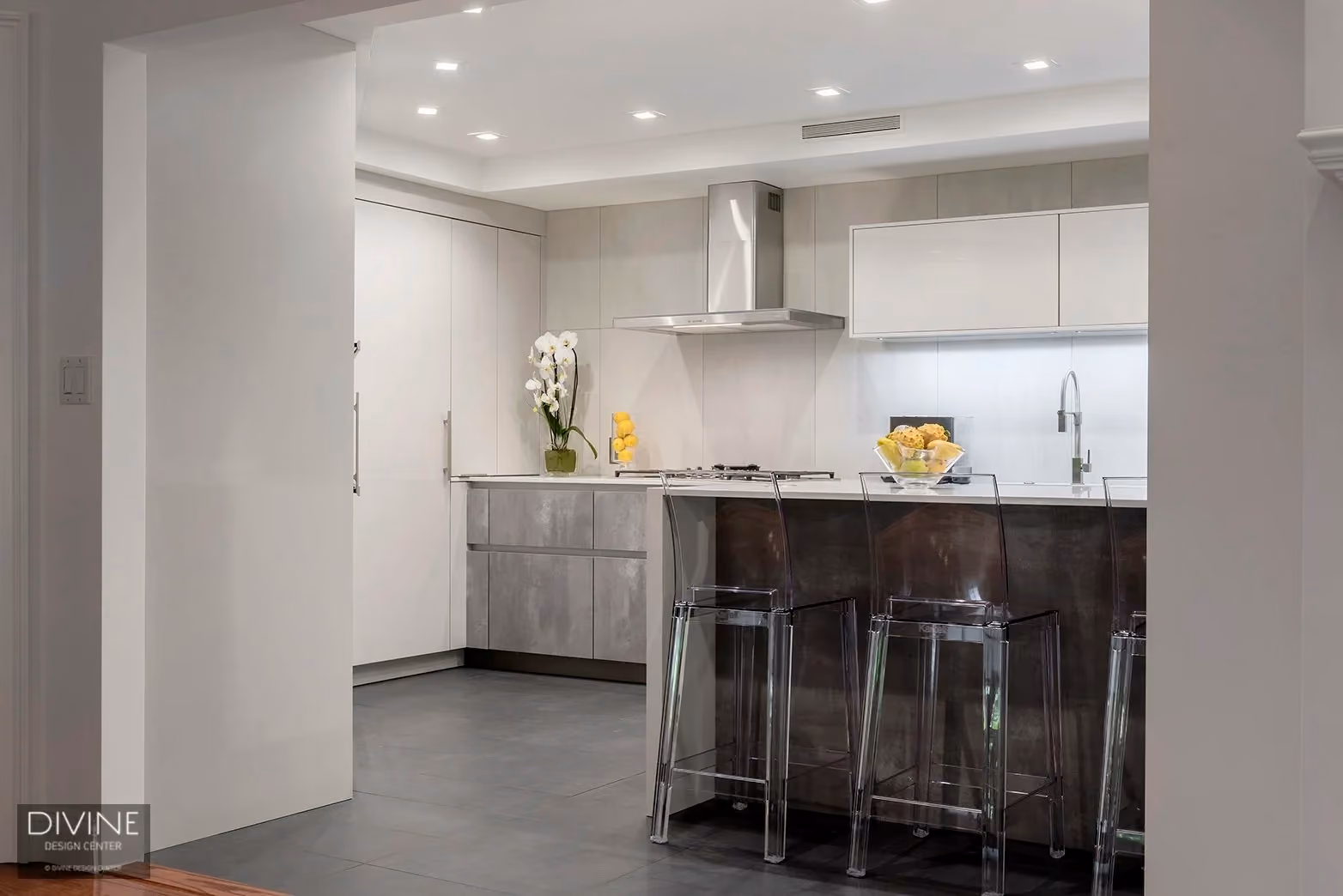 Newton Modern Concrete Kitchen