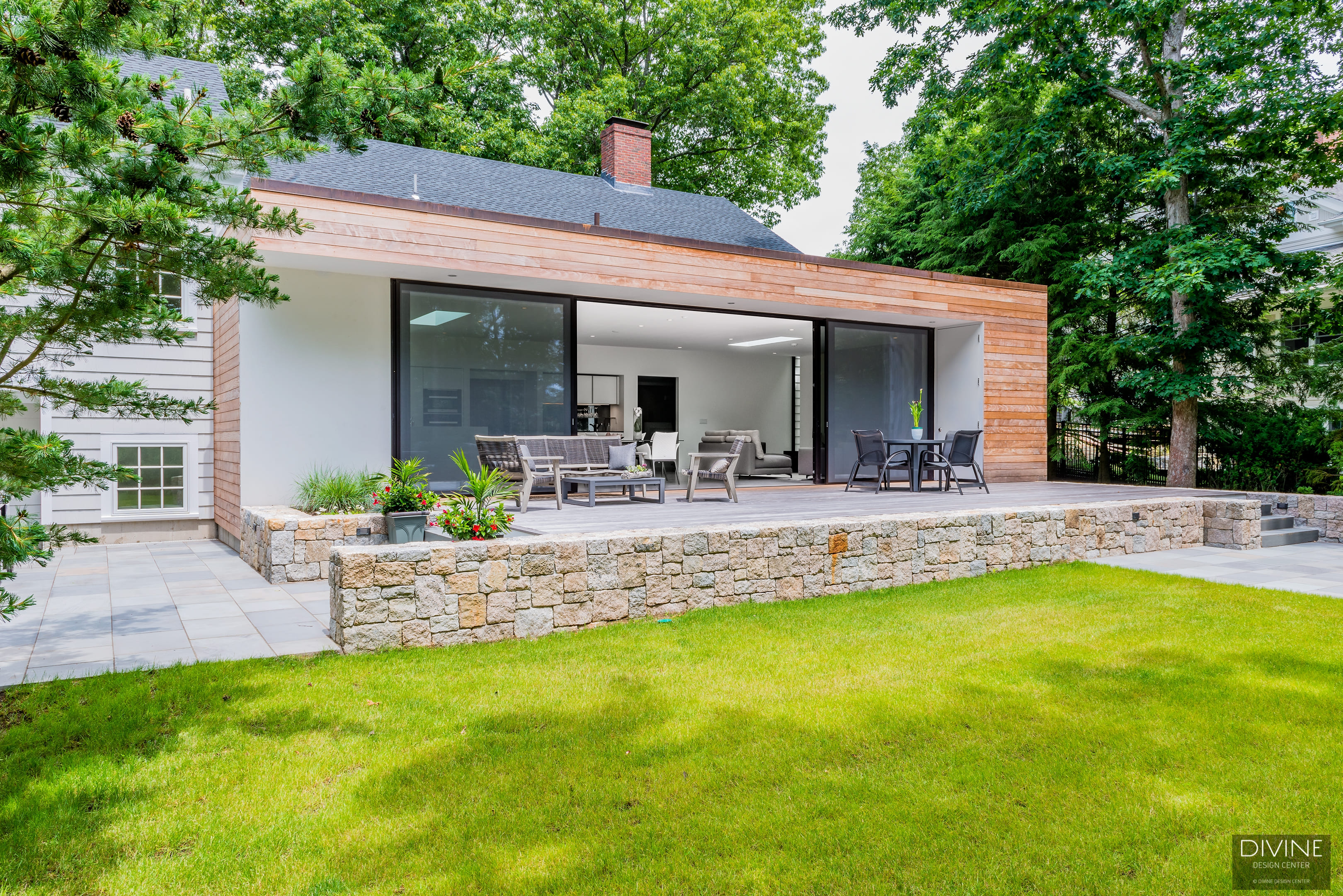 Wellesley Modern Kitchen Open Living Room Concept
